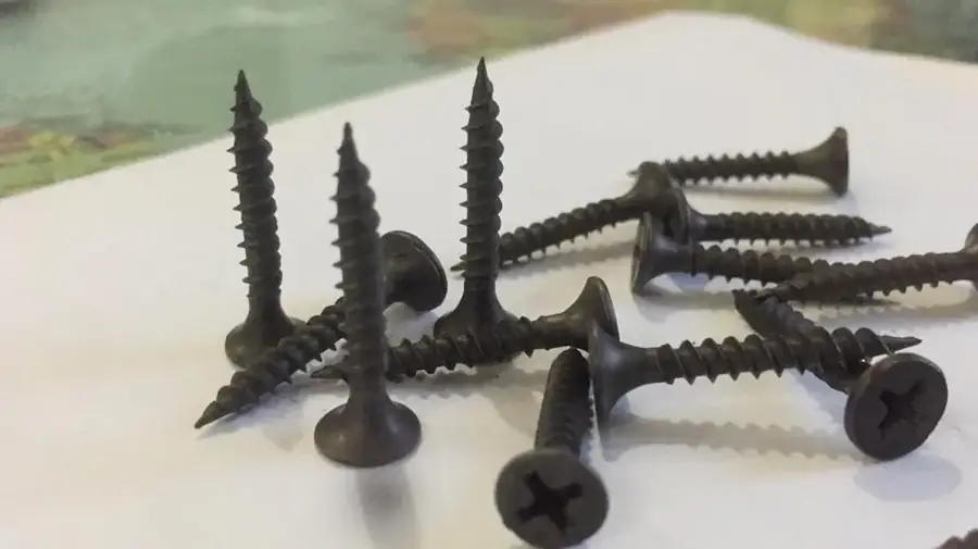 Black drywall screws