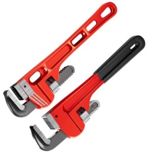 Heavy-Duty Pipe Wrench – 14-Inch, Drop-Forged Steel, Adjustable Jaw